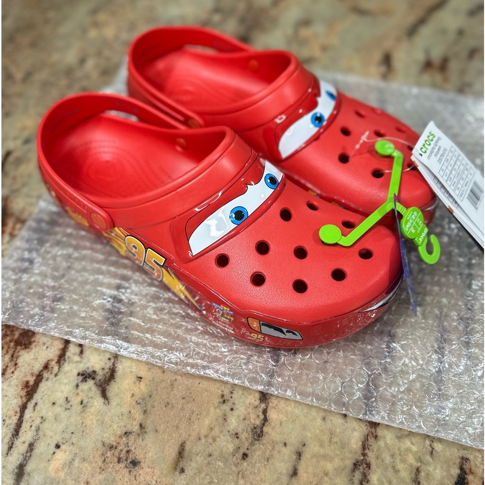 COPY - Men’s Lightening McQueen Crocs Size 11 & Size 10 *Ask is for ONE PAIR*